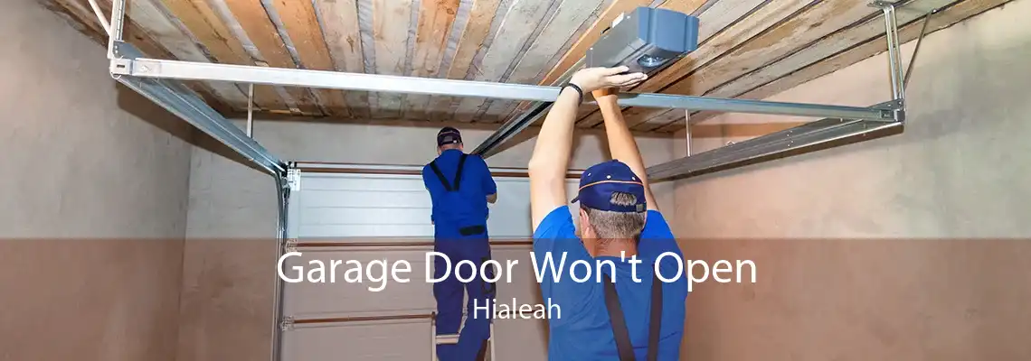 Garage Door Won't Open Hialeah