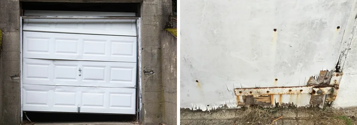 Rotten Commercial Garage Door Repair in Hialeah, FL