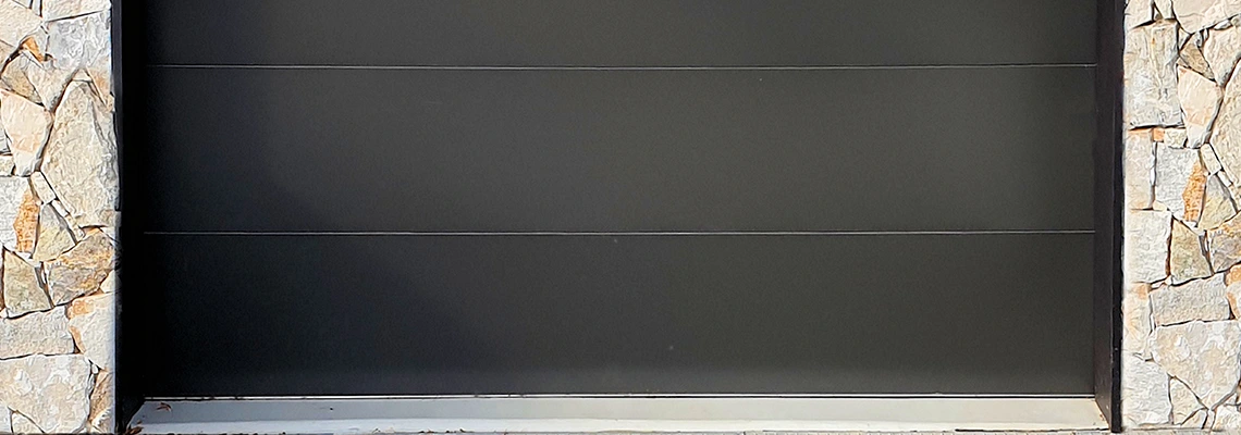 Overhead Black Garage Door Installation in Hialeah, Florida